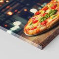 Obraz na płótnie 60x60 - Smak i tradycja - pizza, Włochy