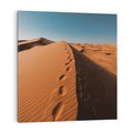 Obraz na płótnie 80x80 - Piasek pustyni w ogniu - pustynia, piasek