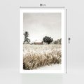 Plakat bez ramy 21x30 - Idylliczna Zima - zima, krajobraz zimowy