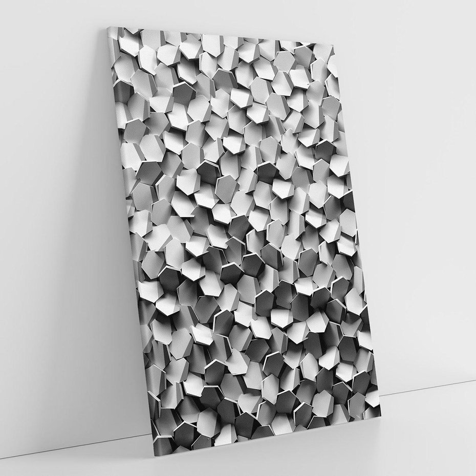 Obraz na płótnie 70x100 - Odkryj głębię sztuki - graficzne, 3D