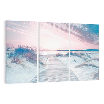 Obraz na płótnie 120x80 - Magia Zachodu Słońca - fotografia, stonowane kolory