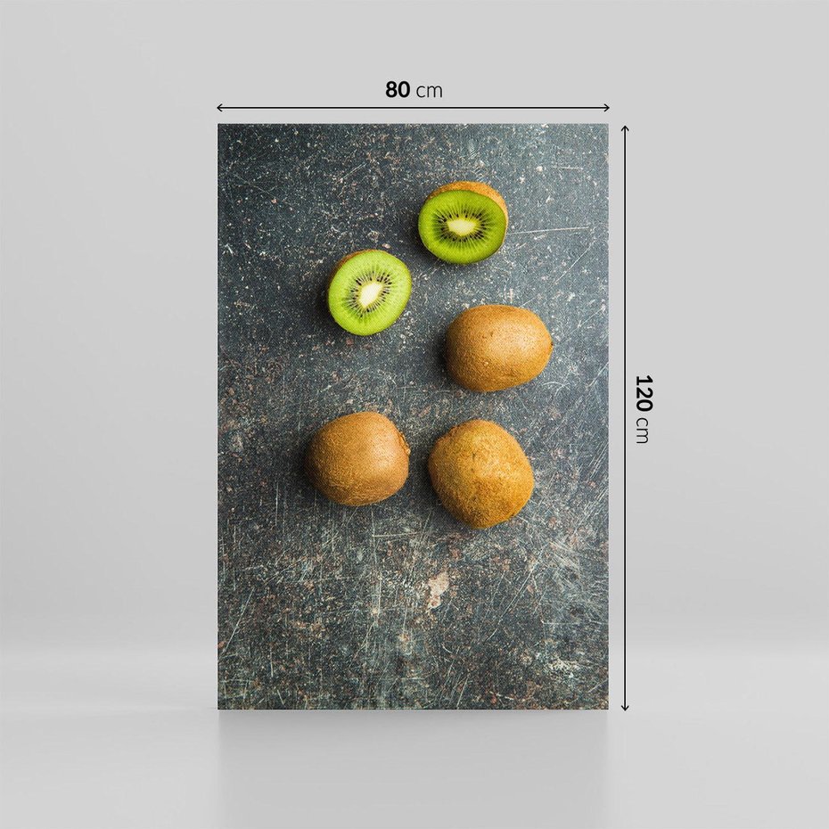 Obraz na płótnie 80x120 - : Zdrowe kąski - kiwi, owoce
