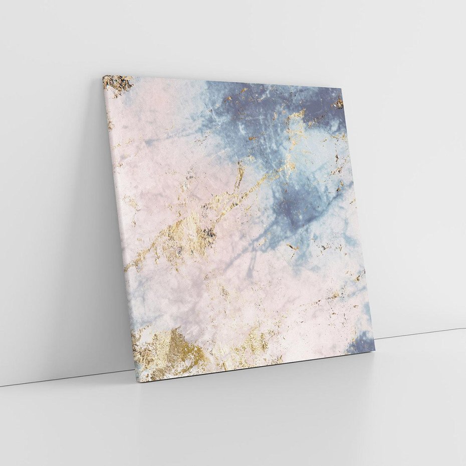 Obraz na płótnie 30x30 - Luksusowa Dekoracja - marmur, złoto