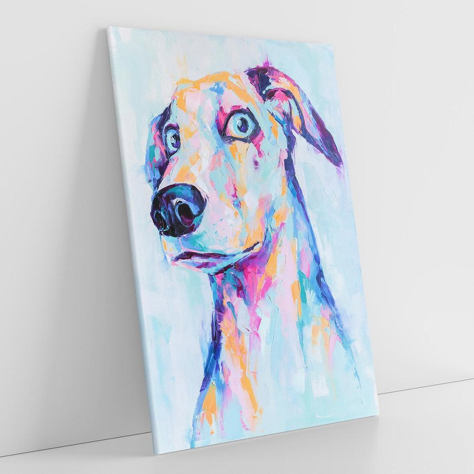 Obraz na płótnie 70x100 - Cześć! Jak się Masz? - obraz olejny, zabawna sztuka