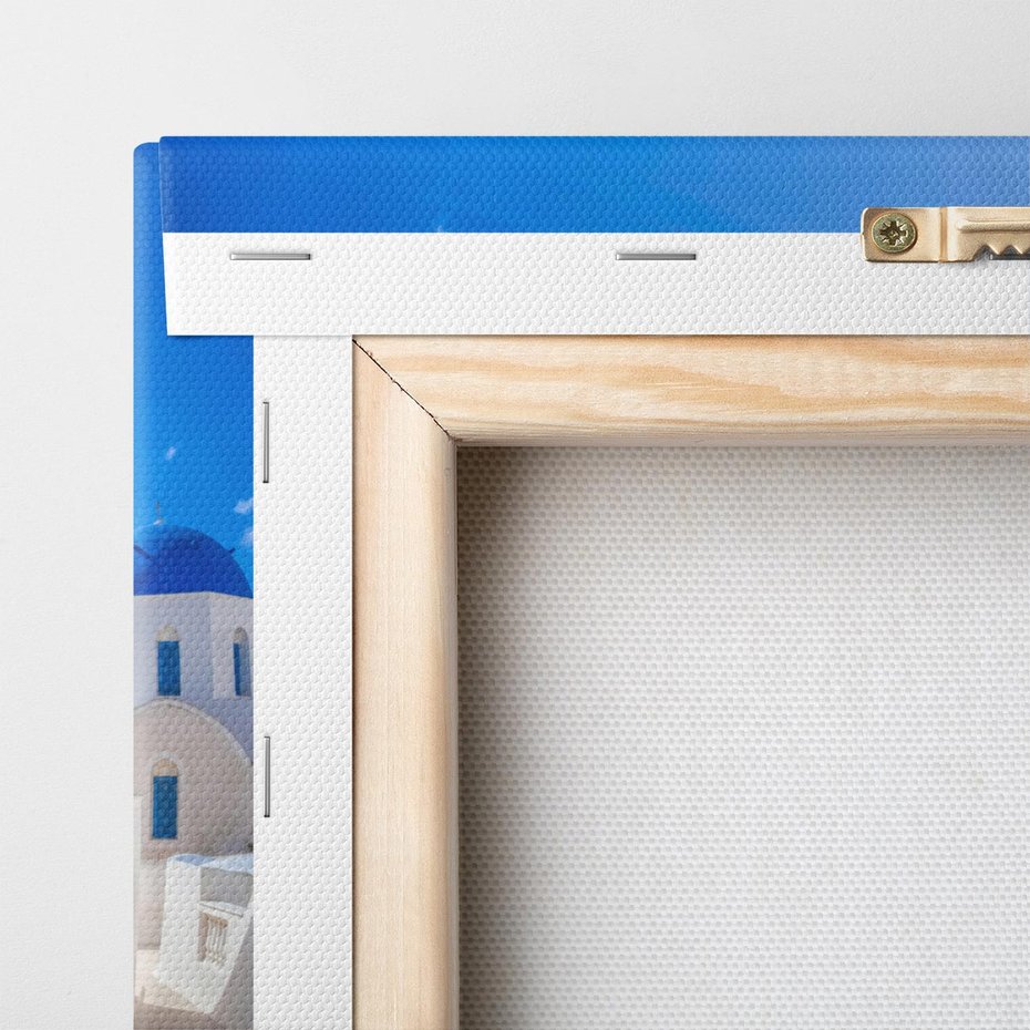 Obraz na płótnie 120x60 - Uroki Santorini we Włoszech - Santorini, Włochy