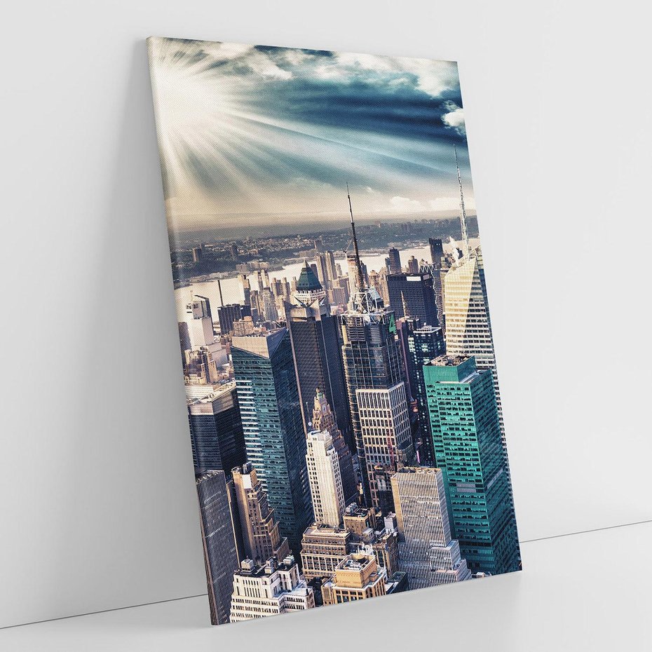 Obraz na płótnie 50x70 - Nowy York w pełnym blasku - Nowy York, miasto