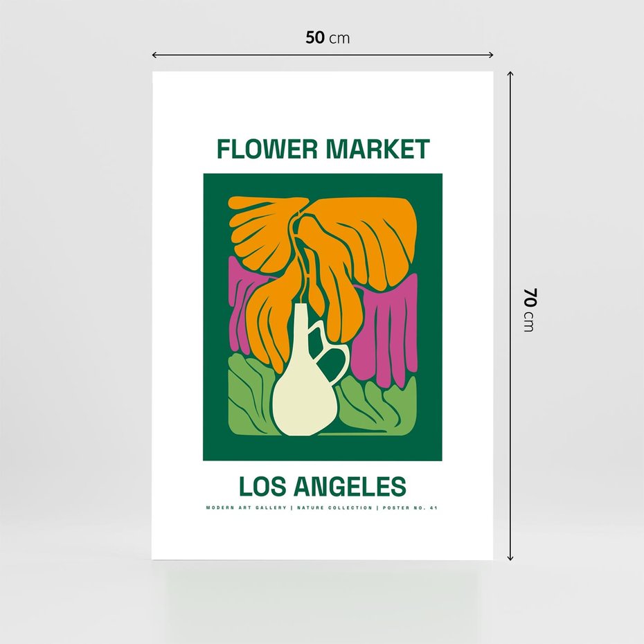 Plakat bez ramy 50x70 - Przenikające Kontury - minimalizm, plakat