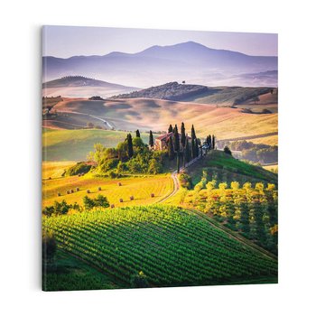 Obraz na płótnie 40x40 - Pejzaż w perspektywie - pejzaż, perspektywa