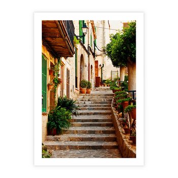 Plakat bez ramy 21x30 - Uroczysta perspektywa uliczki - uliczka, perspektywa