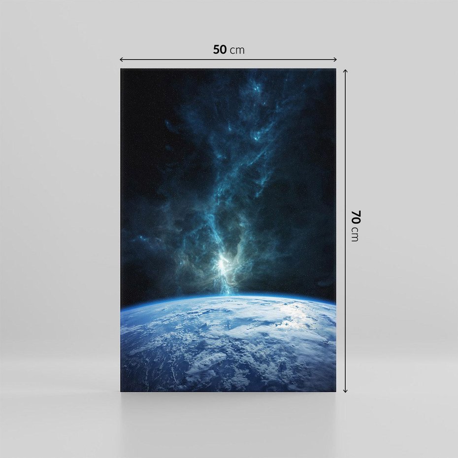 Obraz na płótnie 50x70 - Wędrówka przez galaktyki - ziemia, kosmos