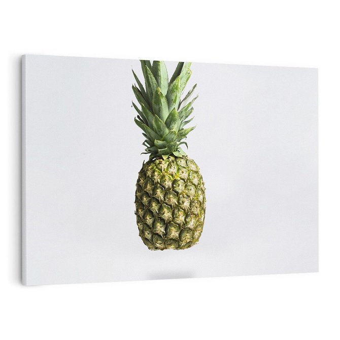 Obraz na płótnie 100x70 - Ananas Egzotyczne Odkrycie - ananas, owoc
