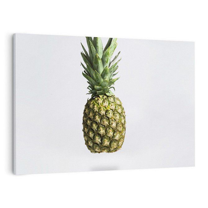 Obraz na płótnie 120x80 - Ananas Egzotyczne Odkrycie - ananas, owoc