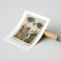Plakat bez ramy 40x50 - Reprodukcja Japońskiej Grafiki - eishosai choki, reprodukcja grafiki