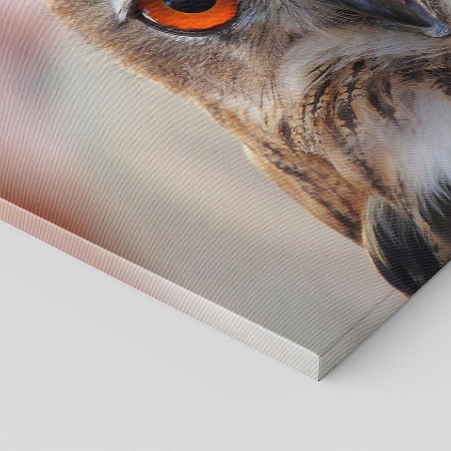 Obraz na płótnie 120x80 - Mądra sowa w locie - sowa, ptak