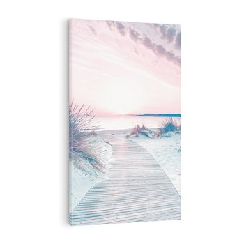 Obraz na płótnie 80x120 - Magia Zachodu Słońca - fotografia, stonowane kolory