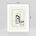 Plakat bez ramy 40x50 - Poezja światła i cienia - nowoczesna sztuka, minimalistyczny styl