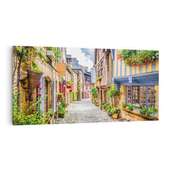 Obraz na płótnie 120x60 - Uliczka w mieście: włoska atmosfera - uliczka, miasto