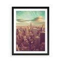 Plakat w ramie 50x70 - Nowy Jork w oczach - Nowy Jork - rama czarna