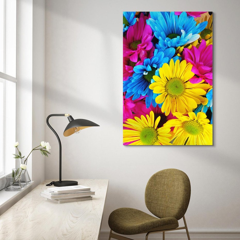 Obraz na płótnie 80x120 - Kwiatowy Świat - kwiat, kwiaty