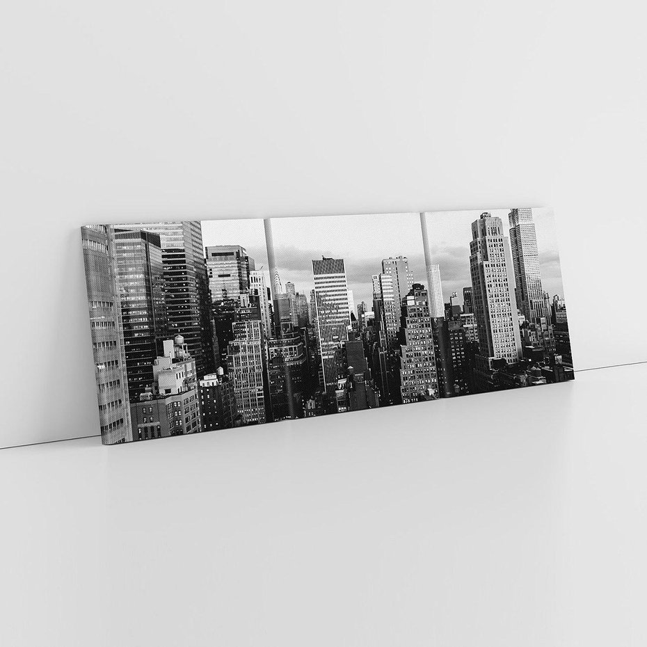 Obraz na płótnie 150x50 - Wibracje Miejskiego Życia - miasto, wieżowce