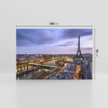 Obraz na płótnie 100x70 - Panorama Miasta Świateł - Paryż, panorama