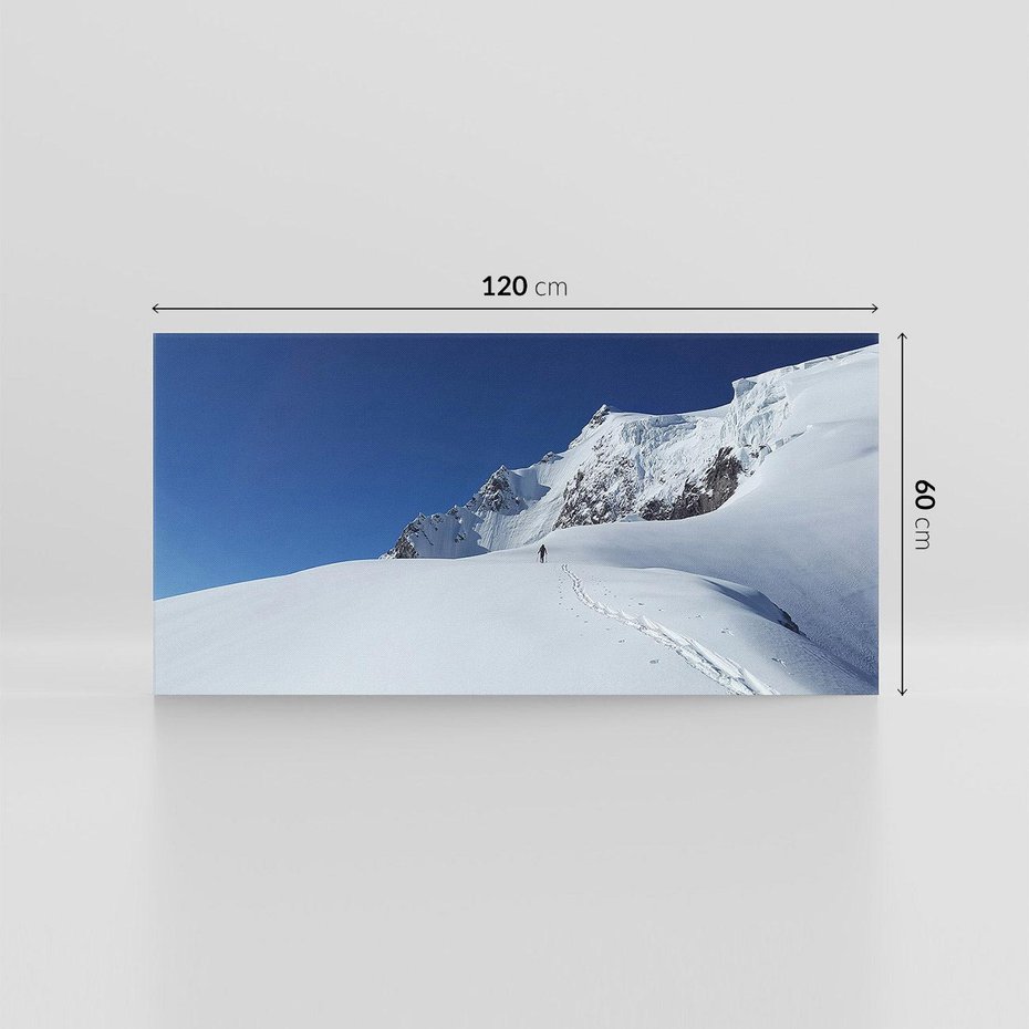 Obraz na płótnie 120x60 - Górska zima w pełnym blasku - góry, zima