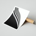 Plakat bez ramy 40x50 - Architektoniczna Fala - architektura, falowany budynek
