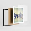 Plakat w ramie 40x50 - Urok włoskiego miasta - Włochy, miasto - rama czarna