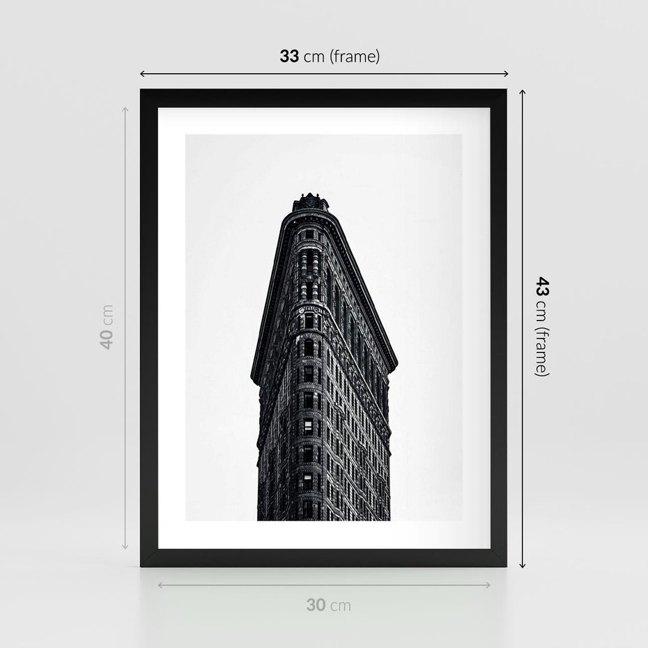Plakat w ramie 30x40 - Majestatyczna Architektura - architektura, majestatyczny budynek - rama czarna