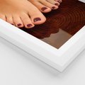 Plakat w ramie 30x40 - Manicure i Pedicure - manicure, pedicure - rama biała