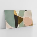 Obraz na płótnie 140x70 - Abstrakcyjne Pudry - abstrakcyjne kształty, plamy