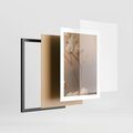 Plakat w ramie 30x40 - Subtelna gipsówka - gipsówka, suche - rama czarna