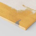 Obraz na płótnie 70x100 - Złote Maźnięcia Pędzla - złota abstrakcja, plamy