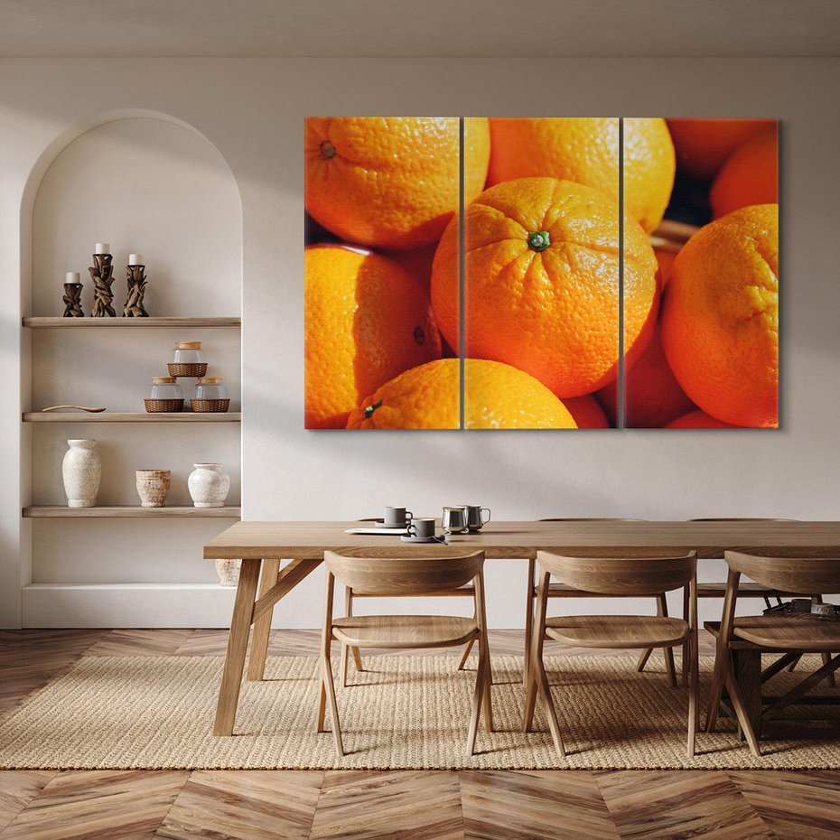 Obraz na płótnie 120x80 - Pomarańcze Owoce - pomarańcze, owoce