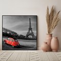 Obraz w ramie 50x50 - Paryż Wieża Eiffla - Paryż, Wieża - rama czarna