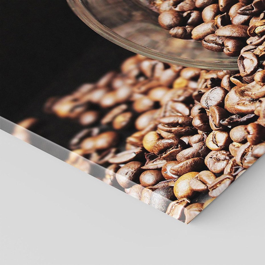 Obraz na płótnie 120x80 - Kawa - zmysłowy napój - kawa, ziarna
