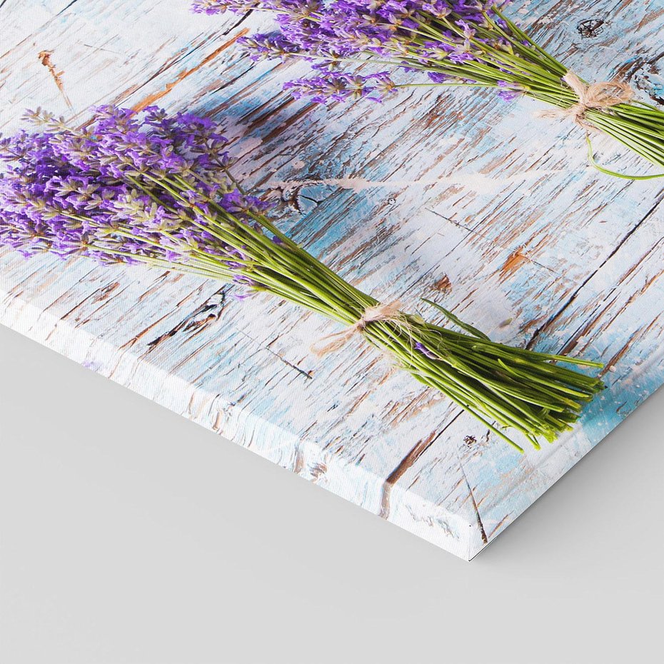 Obraz na płótnie 120x80 - Urok lawendowych pól - lawenda, kawiaty