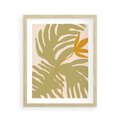 Plakat w ramie 40x50 - Konturem Zmiękczane - minimalistyczny obraz, nowoczesny - rama drewno