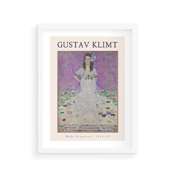 Plakat w ramie 40x50 - Gustav Klimt: Reprodukcja - reprodukcja, gustav klimt - rama biała