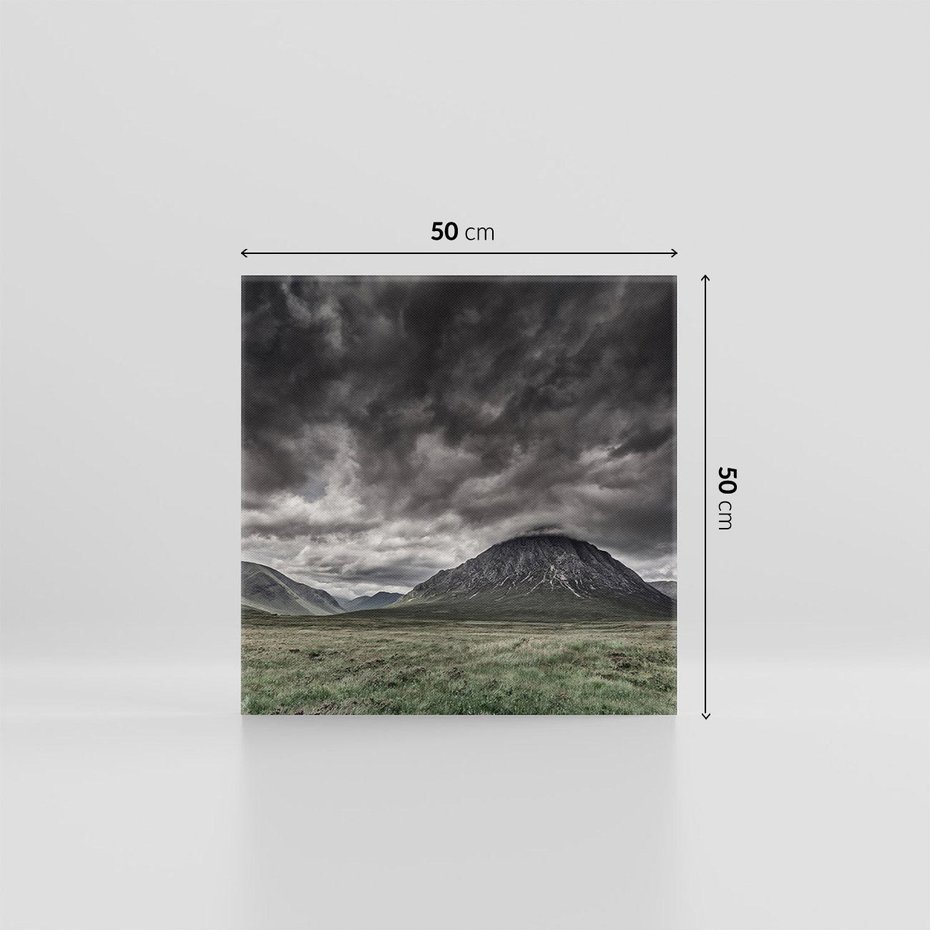 Obraz na płótnie 50x50 - Górska majestatyczność - góry, krajobraz