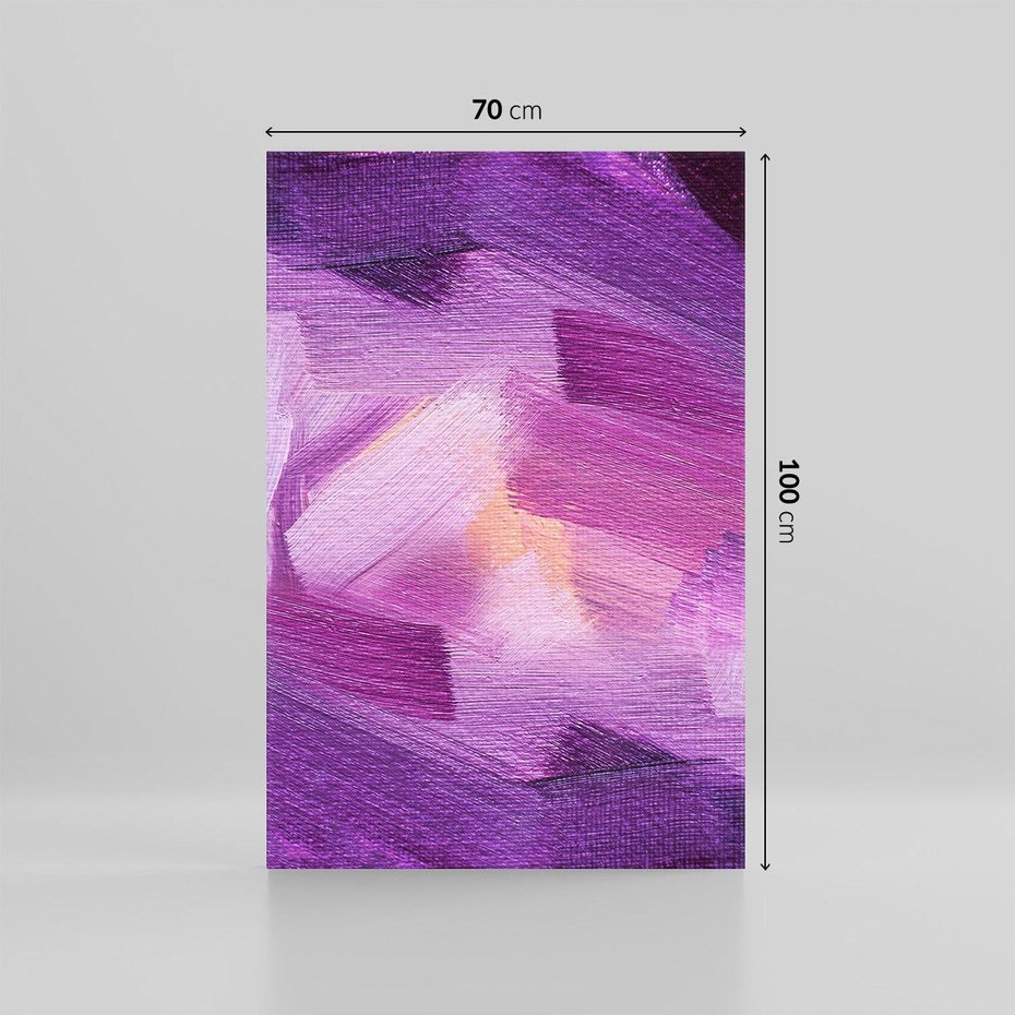 Obraz na płótnie 70x100 - Abstrakcyjna gra kolorów - abstrakcja, akwarela