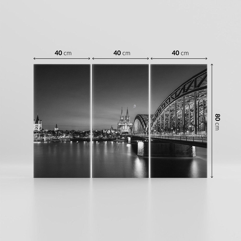 Obraz na płótnie 120x80 - Harmonia architektury - most, Niemcy