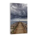 Obraz na płótnie 80x120 - Burzowe emocje - sztorm, morze