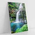 Obraz na płótnie 50x70 - Tropikalny Wodospad - wodospad, tropikalny