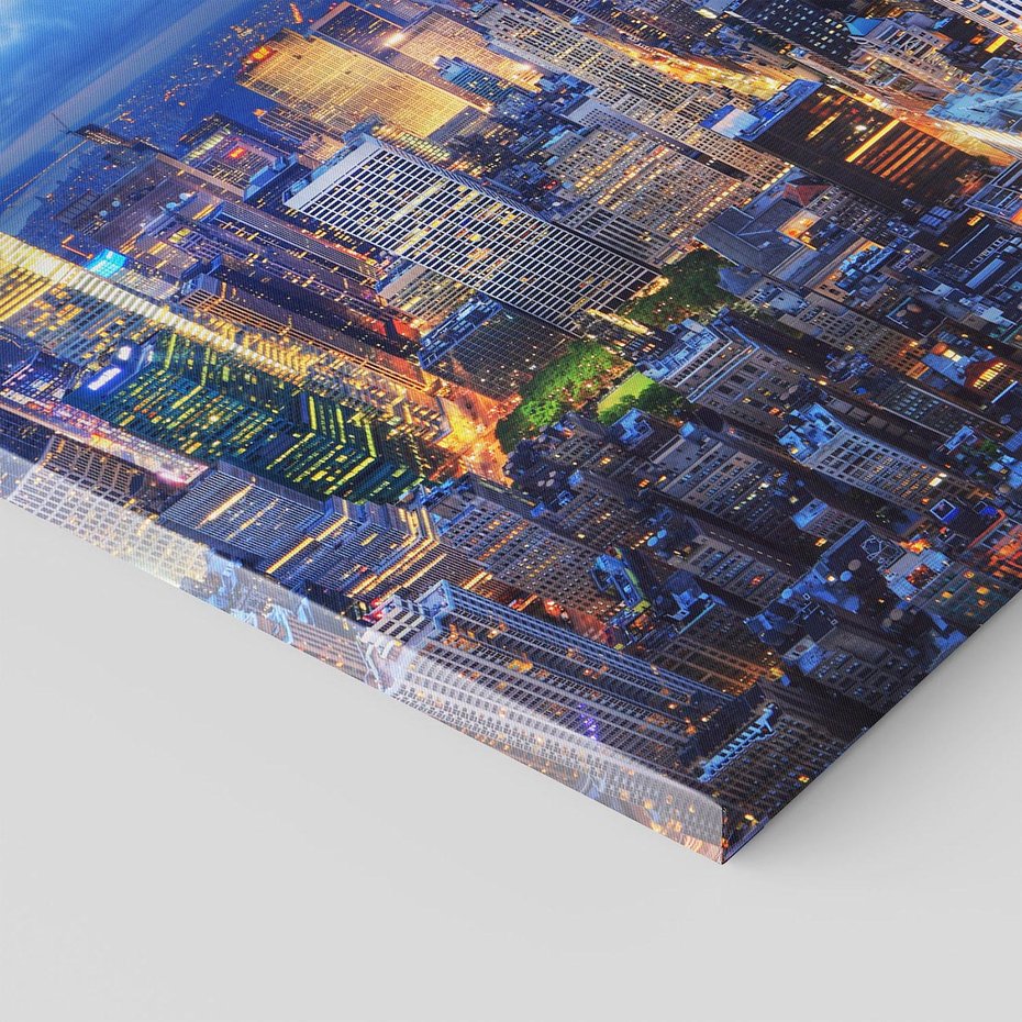 Obraz na płótnie 80x80 - Energia wielkiego miasta - Nowy Jork, NY