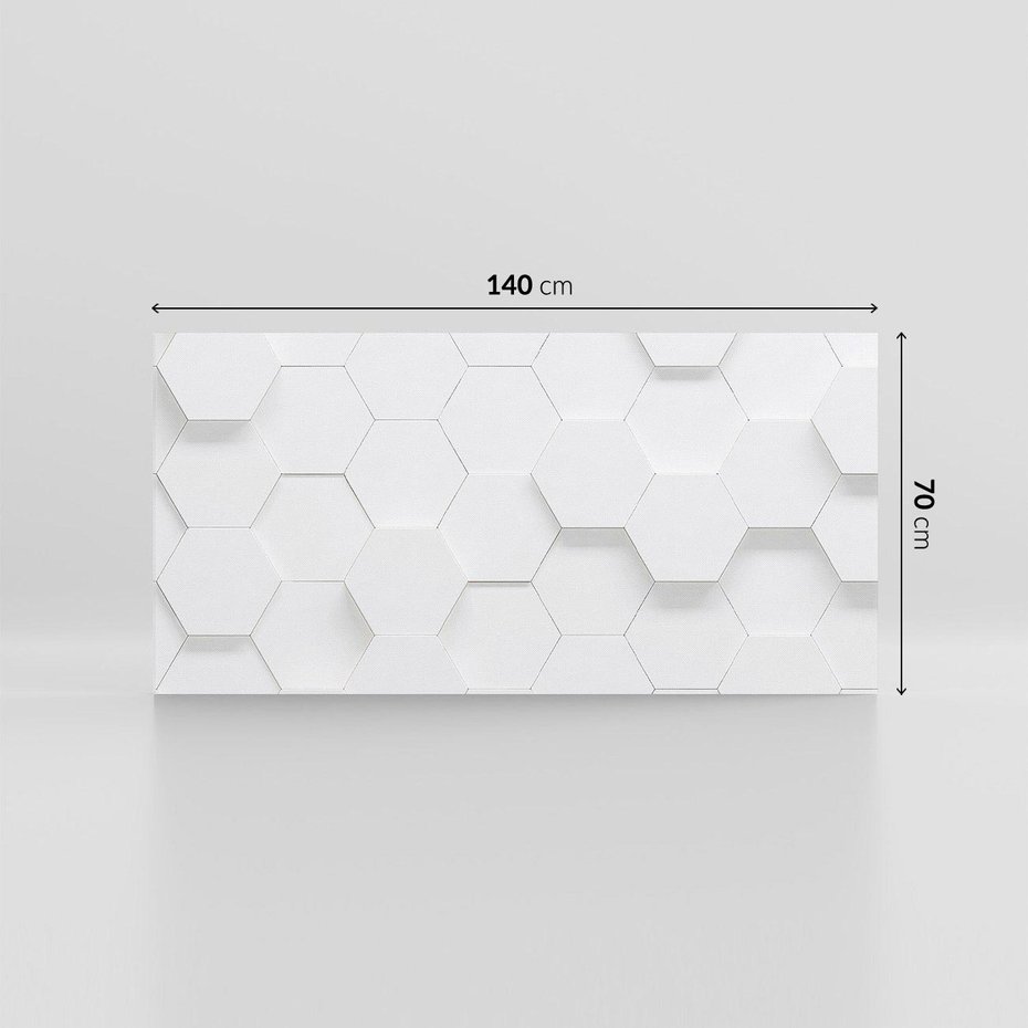Obraz na płótnie 140x70 - Intrygujący Wymiar - geometria, 3D