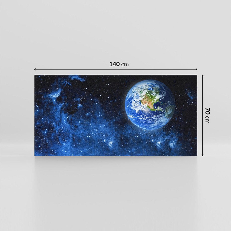 Obraz na płótnie 140x70 - Magia kosmicznej nocy - gwiazdy, kosmos