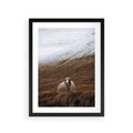 Plakat w ramie 30x40 - Owiecka panorama - góry, owca - rama czarna