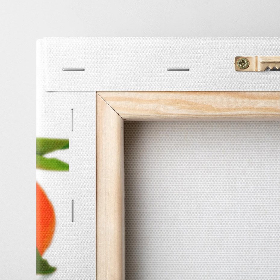 Obraz na płótnie 70x50 - Mandarynki - Owocowy Zestaw - mandarynki, owoce