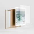 Plakat w ramie 30x40 - Wzburzony Żywioł - morze, ocean - rama drewno